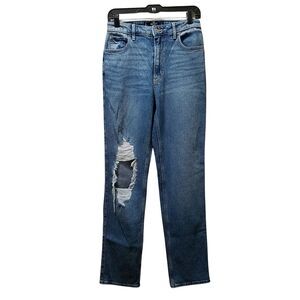 Hollister Ultra High-Rise 90s Vintage Straight Jeans Juniors 5L (27x33) Blue